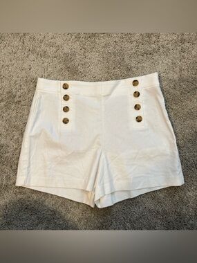 Loft • White Shorts